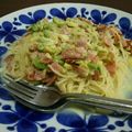 だいしょうまめ's cooksnap of when they made 完熟アボカドクリームパスタ.