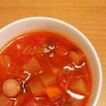 シナモシナモ's cooksnap of when they made 野菜とウインナーでミネストローネ.
