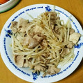 ぽよぽよちぃ's cooksnap of when they made 朝食にもぴったり ☆もやしと豚肉の和え物.