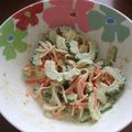 なこなここ's cooksnap of when they made ゴーヤとカニカマのみそマヨサラダ♭.