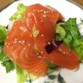 桃的美しき日々's cooksnap of when they made サーモンの香味塩こうじサラダ☆.