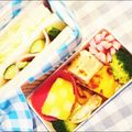 ママんま's cooksnap of when they made くねくね模様♫胡瓜とハムのサンドイッチ.