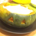☆chiyori☆'s cooksnap of when they made ハロウィンにも☆かぼちゃの丸ごとグラタン.