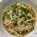 あけちゃんち。's cooksnap of when they made 豆苗ときのこのおろし和え.
