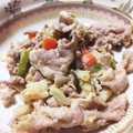 ぽむりんるー子's cooksnap of when they made 簡単！やさしい味の豚とキャベツの卵炒め.
