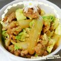 RIKOTORA's cooksnap of when they made アボカドの豚肉炒め.