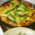 6FUOSM☆ヒロ's cooksnap of when they made とろ～りチーズのかぼちゃオムレツ.