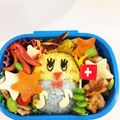 金魚３１５'s cooksnap of when they made 大人向けキャラ弁！？ふなっしーおにぎり.