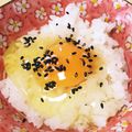 ☆コレット★'s cooksnap of when they made ごま塩卵かけごはん♡.