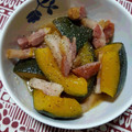 カバゴン's cooksnap of when they made ☺簡単♪子供も喜ぶ南瓜とハムの洋風煮物☺.