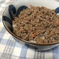 みかん141's cooksnap of when they made ☆簡単･冷めてもOK☆合挽肉のそぼろ丼.
