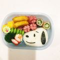 ゆぅーたん24's cooksnap of when they made キャラ弁☆スヌーピー☆簡単.
