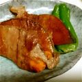 うめこ＆りゅうのすけ's cooksnap of when they made 【かぼちゃ豚バラ巻き】ゆずぽん酢煮.