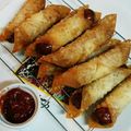 えつおくん's cooksnap of when they made ∮餃子の皮でカリッと♬♪ソーセージ揚げ∮.