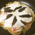 こばやん塾長's cooksnap of when they made トマトとじゃがいものベーコンチーズ焼き.