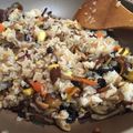 yyyukko's cooksnap of when they made 天然なめこ等6種キノコ、根菜の混ぜご飯.