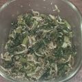 クックQTZ2B4☆'s cooksnap of when they made 大根の葉っぱとじゃこ炒め.