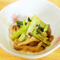 ちぃ兄やん's cooksnap of when they made 小松菜としめじのマヨポン炒め.