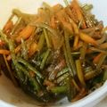 とめごろうっ's cooksnap of when they made さつま芋の茎のキンピラ.