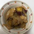 ヒナサラ's cooksnap of when they made 簡単シンプルなさつまいもと鶏肉の甘煮.