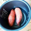 春と水's cooksnap of when they made 炊飯器で誰でも柔らかホクホク焼き芋.