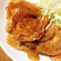 ひまりぼん☆'s cooksnap of when they made ロース肉を使った柔らかい生姜焼き.