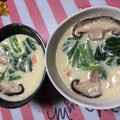 うさっちん's cooksnap of when they made 蒸し器がなくても出来ちゃう！茶碗蒸し.