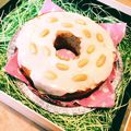 二角形's cooksnap of when they made ナッツ＆レーズン✩シナモンシフォンケーキ.