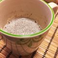 ノビル's cooksnap of when they made キャロブと豆乳のドリンク.