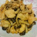 ももののは's cooksnap of when they made 鶏ムネ肉としめじの、ガリバタ旨ソテー♡.