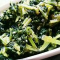 ぷりんちょこ♪'s cooksnap of when they made 大根菜のよごし（味噌炒め）ご飯のお供に.