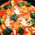 Luca24's cooksnap of when they made ☆ハロウィン★トマトカレー鍋☆.