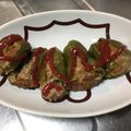 あゆりなこ's cooksnap of when they made お肉がはがれない！レンチン肉づめピーマン.