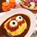 こぴたまご's cooksnap of when they made ハロウィン♡眼球ゆで卵トースト.