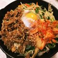 こぴたまご's cooksnap of when they made スキレットで熱々ビビンバ.