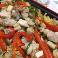 〜遊馬子〜's cooksnap of when they made ホットプレートで作るカレーパエリア.