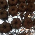 julhvid's cooksnap of when they made 焼きドーナツ・チョコレート.