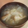 サーフブレイド's cooksnap of when they made 我が家の味噌汁(キャベツ).