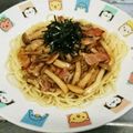 もぐ・ω・くま's cooksnap of when they made 簡単！きのこの和風あんかけパスタ.