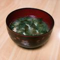 桜月❀咲良mommy's cooksnap of when they made ビタミンたっぷり 春菊のお味噌汁.