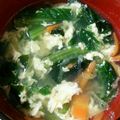 さとぺこりーな's cooksnap of when they made 小松菜ともやしの卵スープ.