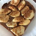 BYU's cooksnap of when they made アップルトースト【学校給食】.