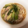 zizibe's cooksnap of when they made 鶏胸肉と葱のにゅうめん.