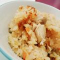 rucika's cooksnap of when they made 生姜香る ミョウガと鶏の炊き込みご飯.