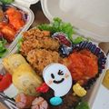 しづえもん☆'s cooksnap of when they made ハロウィン＊キャラ弁おかず　おばけちゃん.