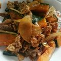 じゅーーーーん's cooksnap of when they made 牛肉とカボチャとナスのオイスター炒め.