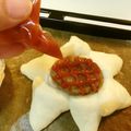 はゆう's cooksnap of when they made ケチャップで絵文字　キャラ弁やパンに♪.