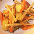 makmo5's cooksnap of when they made さつまいもとごぼうのきんぴら.