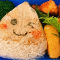 Ｆ☆みぃ's cooksnap of when they made キャラ弁☆秋にピッタリ！クリおにぎり.