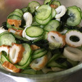 クック0WXW1R☆'s cooksnap of when they made ちくわときゅうりの酢の物.